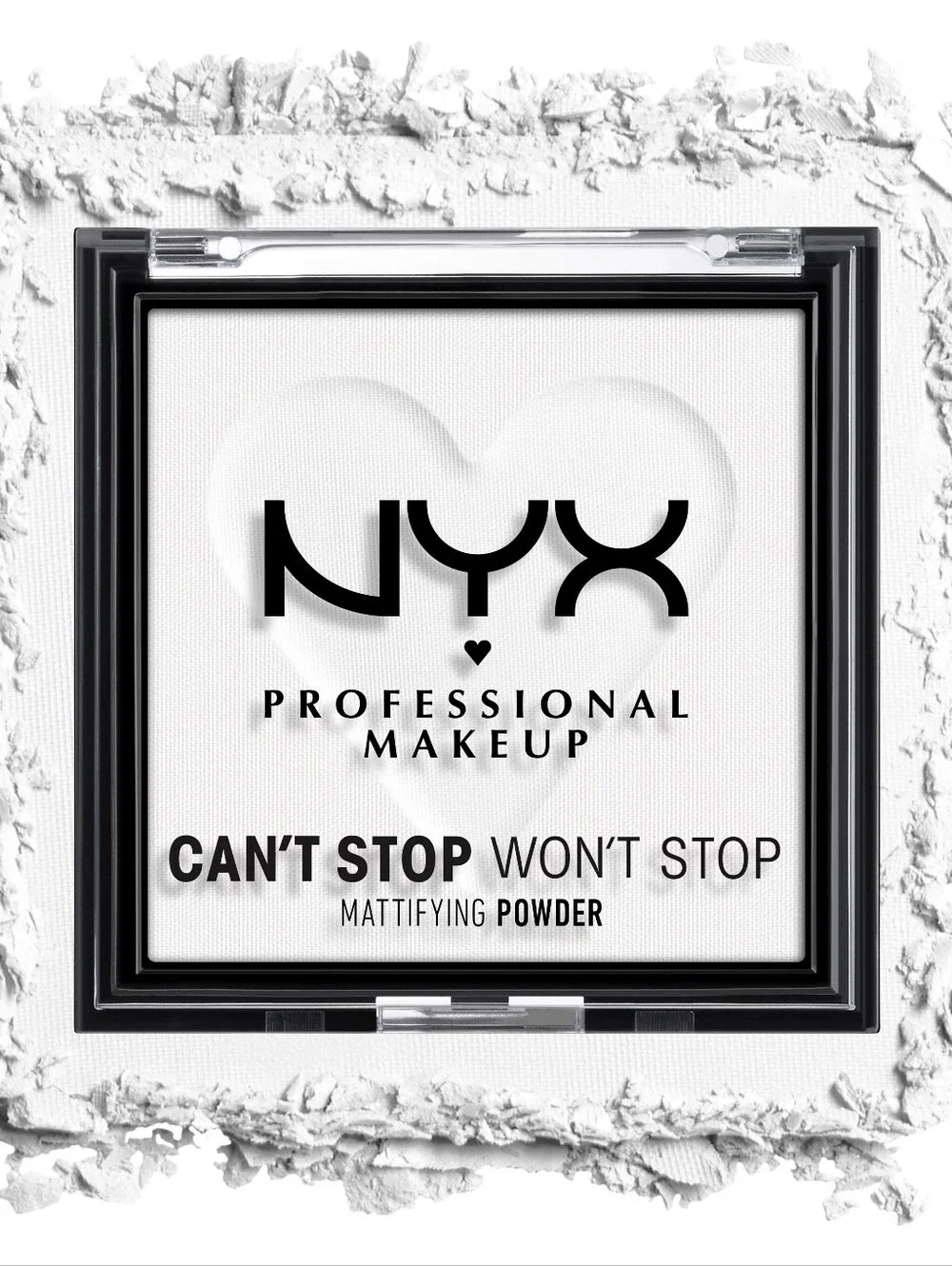 2 x NYX Can't Stop Won't Stop Mattifying Pressed Powder Brightening Translucent